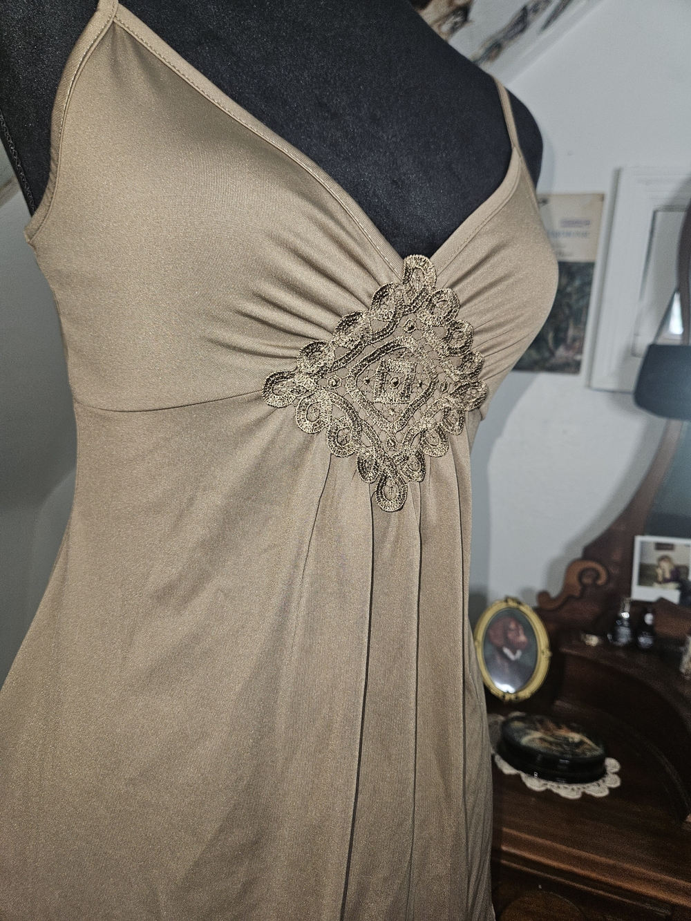 Brown Boho Tank Top - Picture 4 of 4